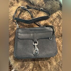 Rebecca Minkoff Black Leather Crossbody Bag